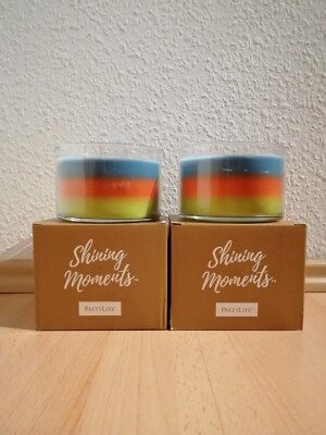 Partylite 3-Docht- Duftwachsglas ''New Rituals '' 2 Stück, NEU + OVP