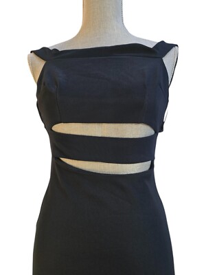 Topshop Black Women's Bodycon Cut Out Dress Size 6 NWT | eBay