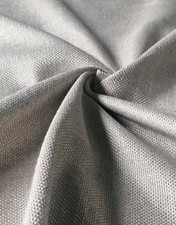 Newbury Light Grey FR Fabric by Ian Mankin. 3.8 Metres. (Ref: 0218)