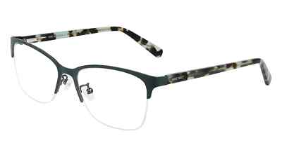 Nine West NW1101X Green 315 Metal Semi Rim Optical Eyeglasses Frame 55-17-140 RX