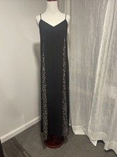 EXPRESS Black Floral Maxi Dress Size S NWOT