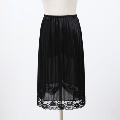 Jupon Mi-long En Dentelle Maille Florale - Taille M - Parfait Sous Une Robe D'été