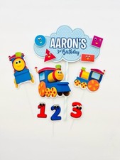 Personalized Bob the Train Cake Topper