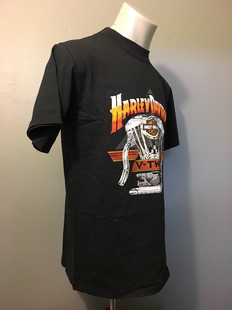 80s Harley-Davidson Tシャツ Vtg 1980s 80s Harley Davidson T Shirt Mens L 87 HD Eagle