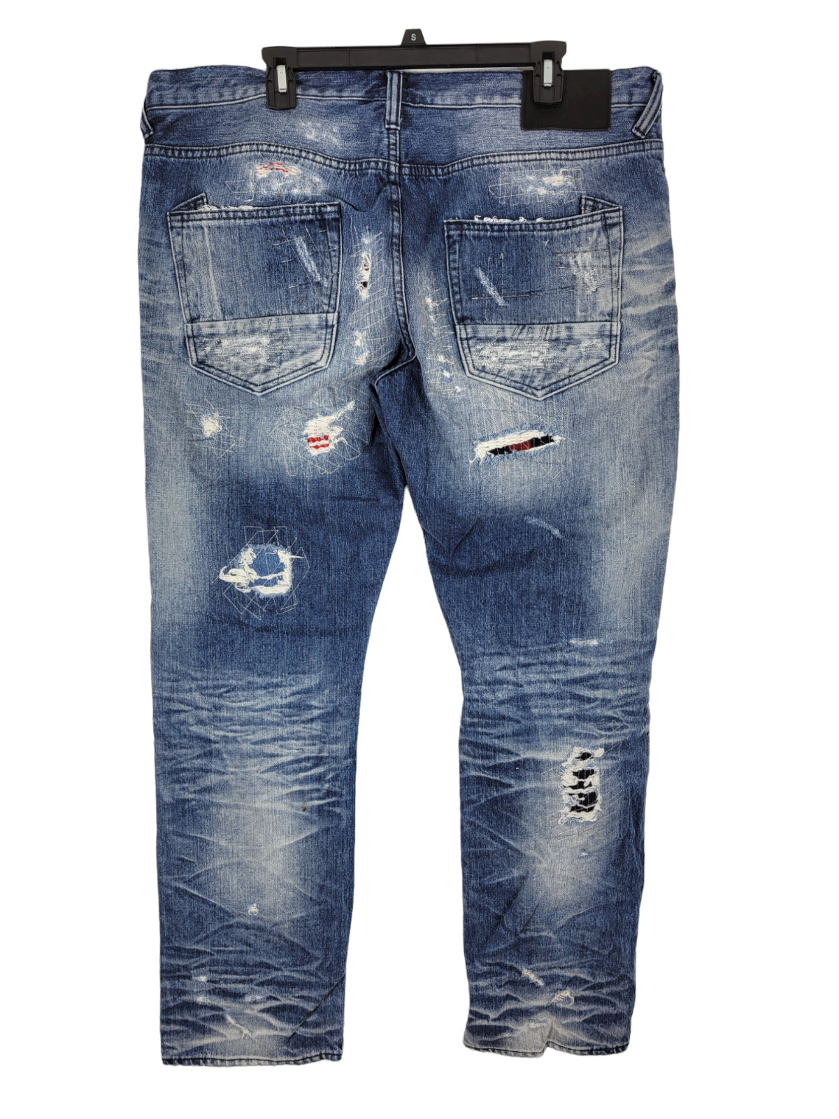 PRPS Barracuda Patchwork Destroyed Men's Designer… - image 3