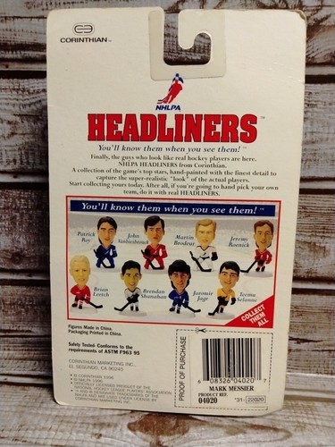 1997 Mark Messier NHL Hockey Headliners Corinthian New York Rangers - Foto 4 di 5