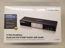Brand New IOGEAR 2-Ports DualView KVM Switch Model #: (GCS1642)