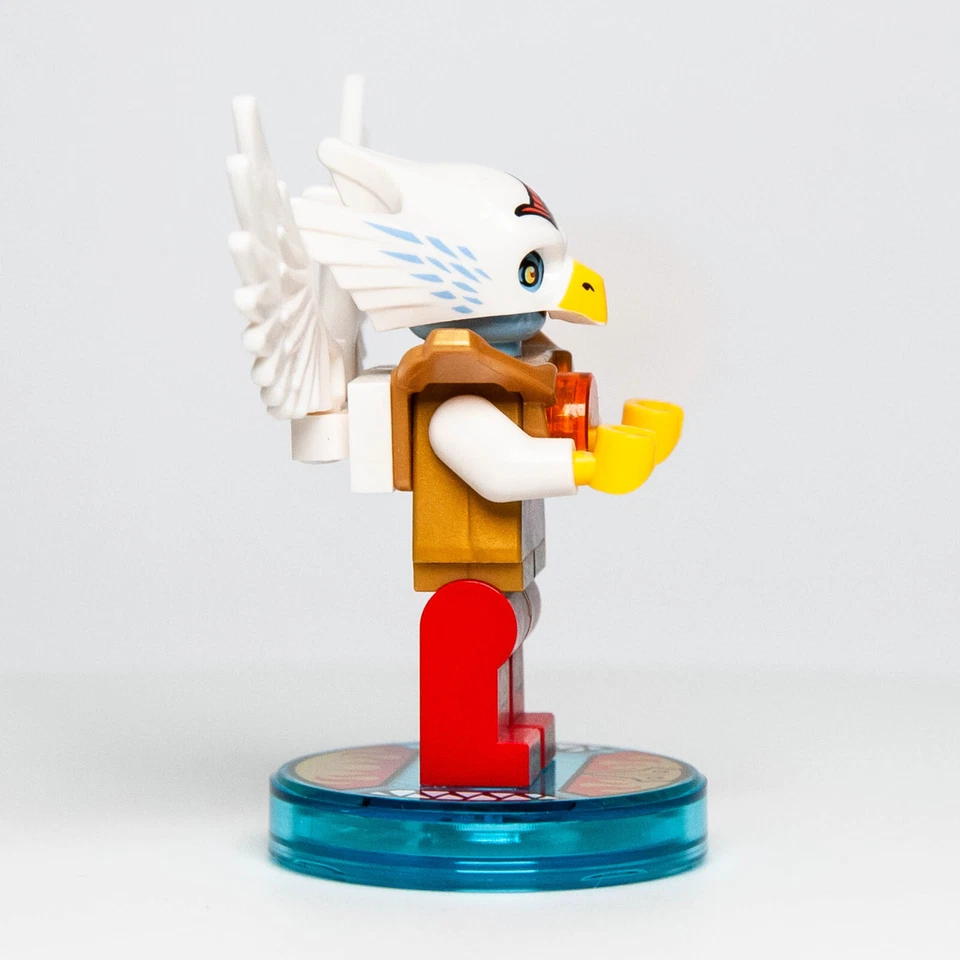 LEGO® Chima Minifigura - Eris, Fire Chi Gold Torso (dim003) 71232 Dimensiones Etiqueta Foto 3 de 4