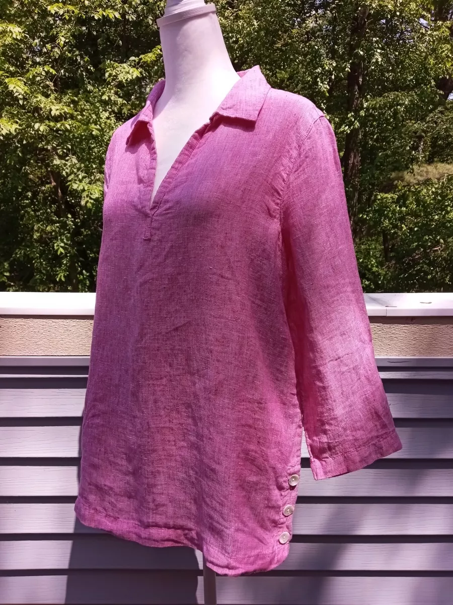 Tahari linen hotsell shirt