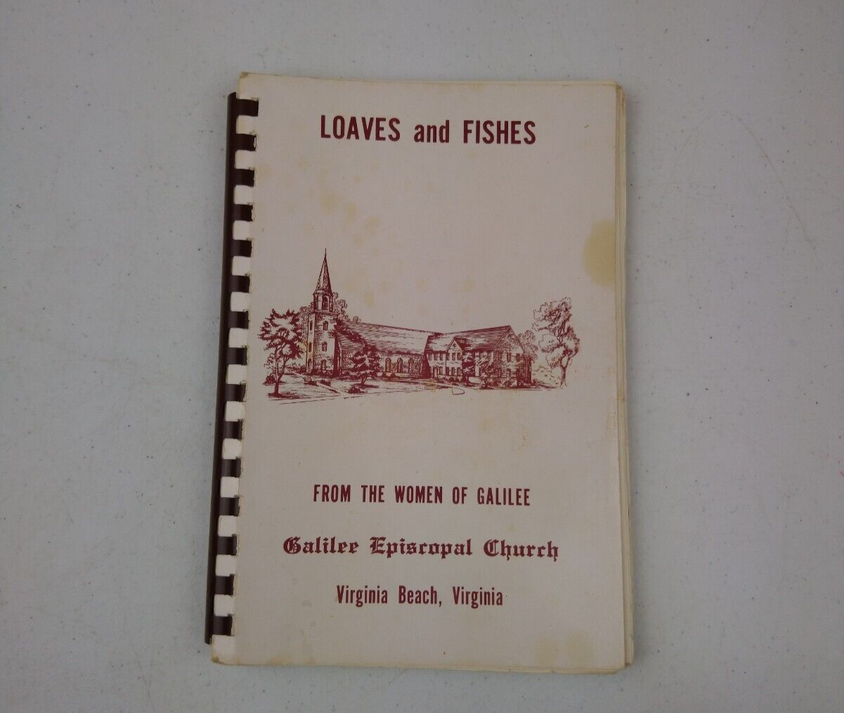 VTG Loaves and Fishes Galilee Episcopal Church Cookbook Virginia Beach