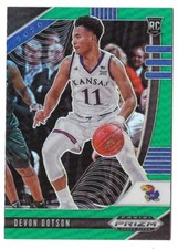 2020 Panini Green Prizm Draft Picks #72 Devon Dotson Rookie Card. rookie card picture