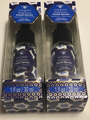 coconut rose milk facial serum