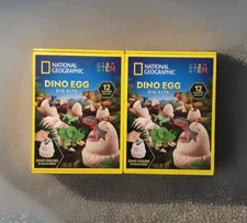 2 Pack National Geographic Dino Egg Dig Kits 24 Complete Dig Kits Sets Dinosaurs