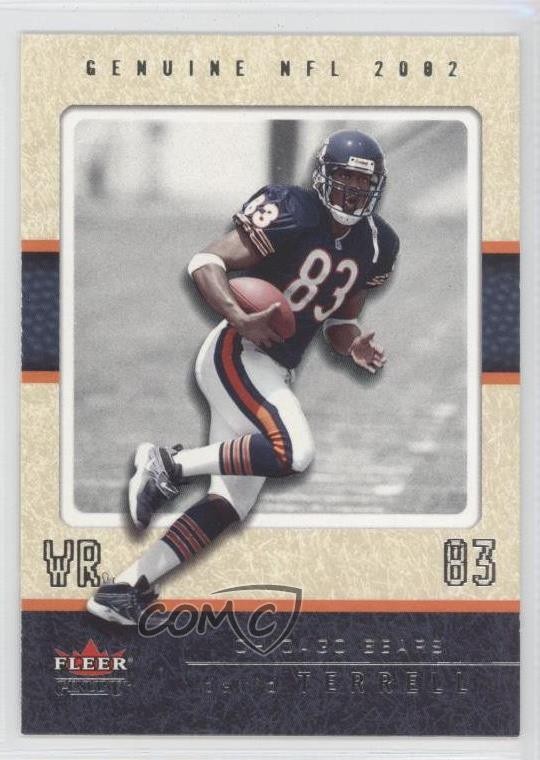 2002 Fleer Genuine David Terrell #67 0w8