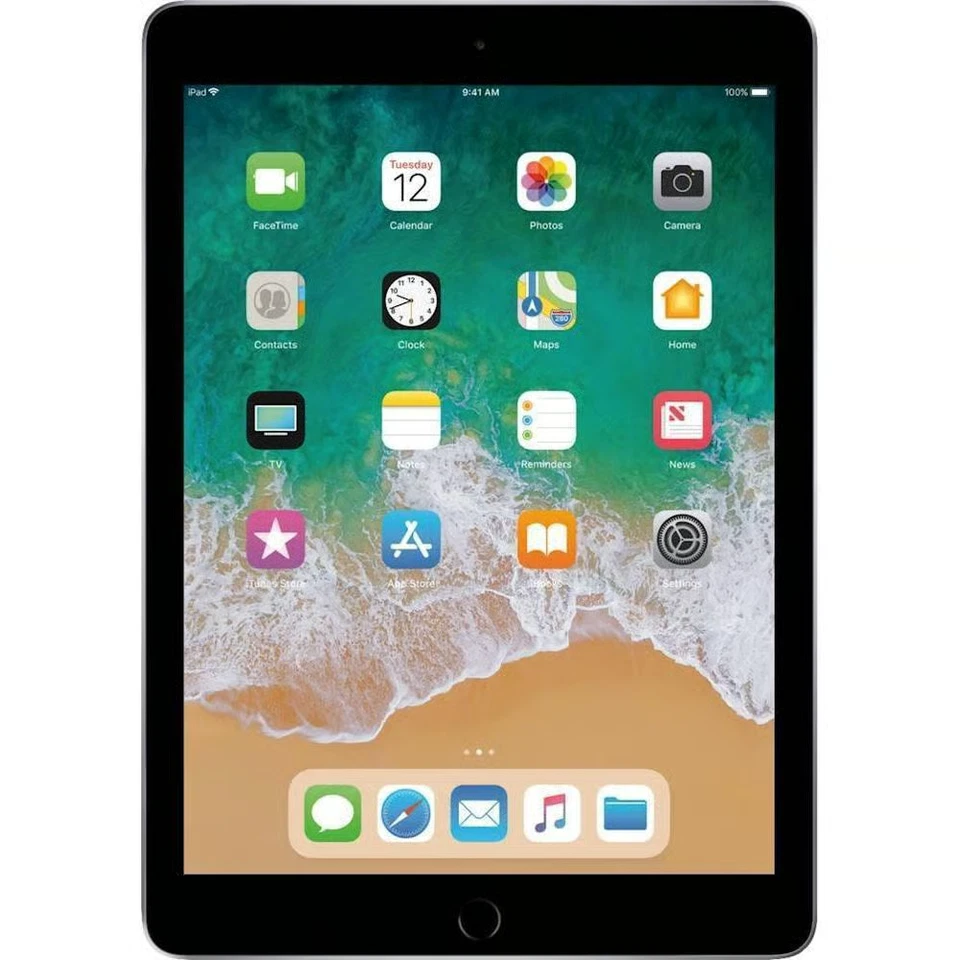 Apple iPad 5 Gen ( 2017 ) Wi‑Fi 32 GB Space Grau Tablet Retina Display A9 Kamera - Bild 2 von 3