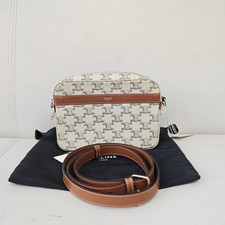 Celine Pre-Owned Authentic Camera Bag White F...