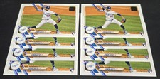 (8) EDWIN UCETA RC Lot 2021 Topps #US162 Rookie Cards LA DODGERS