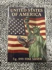 5g .999 Fine Silver Bullion Bar - Total 5g silver eagle
