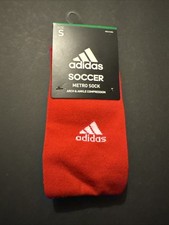 Adidas Metro Soccer Socks 1-Pair , Team Power Red/Clear Grey/White, S 13c-4Y