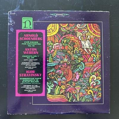 Arnold Schoenberg / Anton Webern / Igor Stravinsky Nonesuch H-71192 NM
