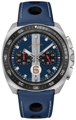 Junghans 1972 Chronoscope Sports Edition 2025 Blue Strap Mens Watch 41/4577.00