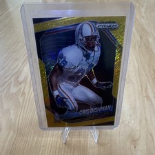 2025 Panini Prizm Black Gold Shimmer Prizm /10 #66 Cris Dishman Oilers Titans