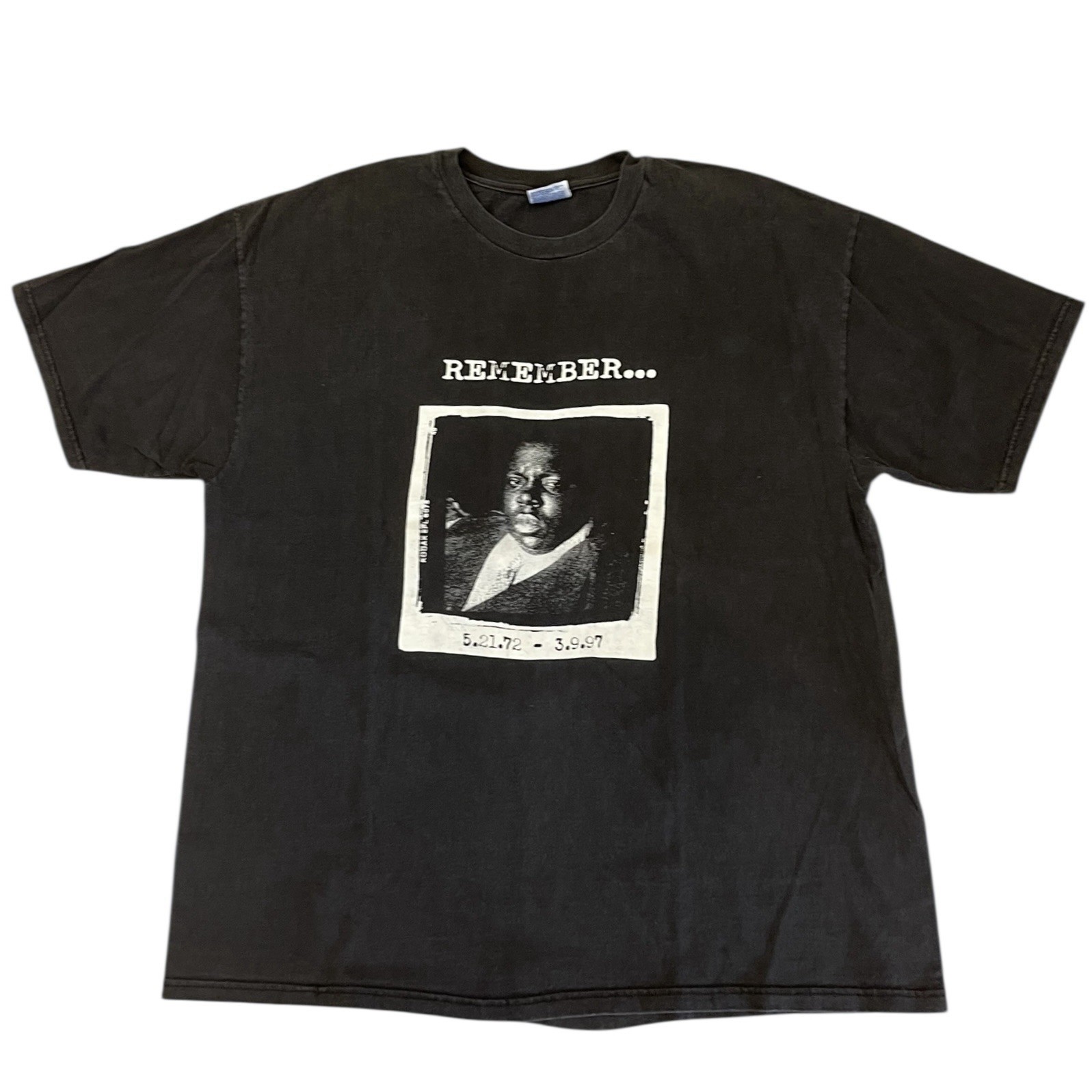 Vintage Notorious BIG Biggie Smalls Rap Tee T-shirt 1999 Born Again