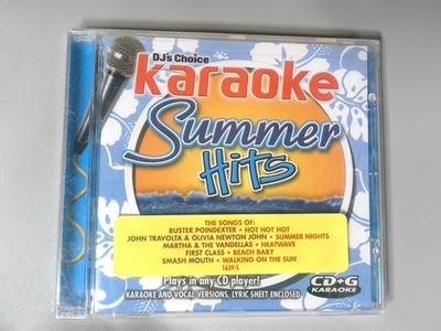 DJ's Choice Karaoke Summer Hits CD+G Karaoke Disc with Lyric Sheet