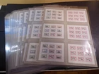 20 x uncut numbered sheet of the 1998 re issue 1898 Trans Mississippi stamps,MNH