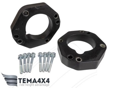 Höherlegung 30mm Distanzscheiben Federbein vorne passend für Citroen Tema4x4