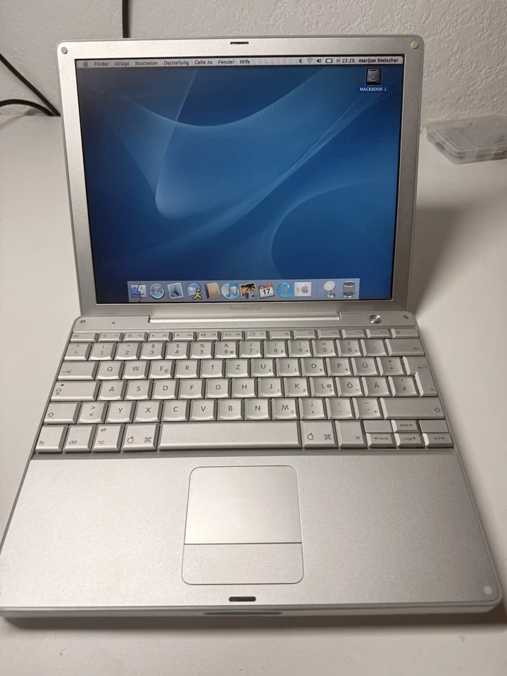 Apple Powerbook G4 12" Laptop guter Zustand - Bild 4 von 4