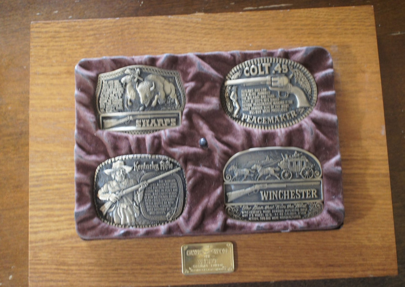 Award Design Medals Belt Buckles The Guns That Won The West Exclusive Edition