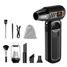 Compressed Air Duster, 2-in-1 Cordless Air Duster Mini Vacuum Cleaner, 1390...