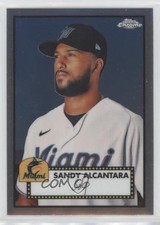 2021 Topps Chrome Platinum Anniversary Sandy Alcantara #277 f2s