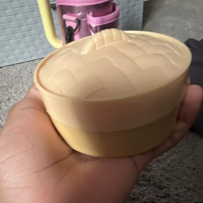 Beige Peanut Scented Foam Stress Reliever Squeeze Ball Squishy Toy 4x4x2 in