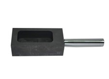 Gold Silver Graphite Ingot Mold Mould Crucible for Melting Casting Refining w...