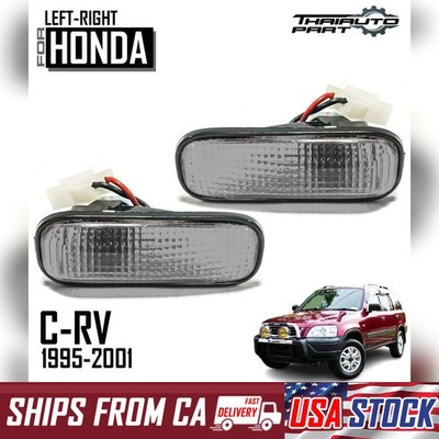 Side Marker Lamp Turn Signal Light White Lens For Honda CR-V CRV RD1 1995-2001