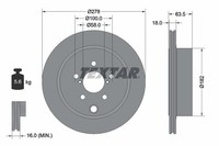 2Er-Set 2Er Set Bremsscheibe Textar 92278503 Subaru 26700SG000
