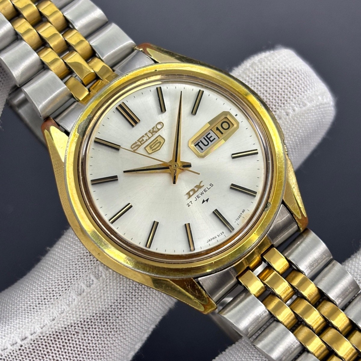 セイコー 腕時計 自動巻き メンズ ファイブDX 5139-7060 シルバー s-l1200.jpg