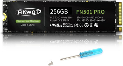 FN501 Pro 256GB Nvme SSD - M.2 2280 Pcie Gen3 X4 Internal Solid State Drive with