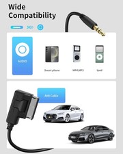 AUX to MMI Audio Cable for Vehicle Systems