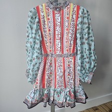 NWT Alice + Olivia Raya Floral Mini Dress Size 0 MSRP $495
