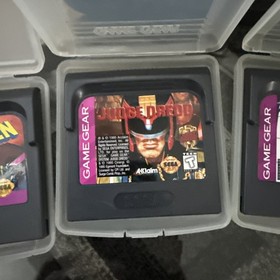 SEGA Game Gear Handheld System w/ 4 games- Black Sonic X-men Iron Man (Works)