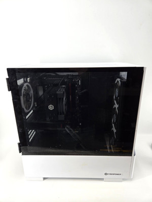 CyberPowerPC Ryzen 7 8700F RX 7600 16GB RAM 1TB SSD Gaming PC White