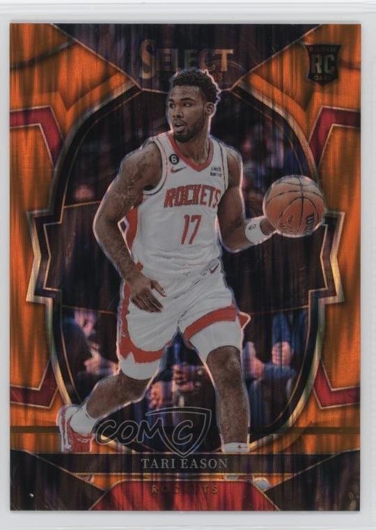 2022-23 Panini Select Concourse Orange Flash Prizm Tari Eason #82 4g8
