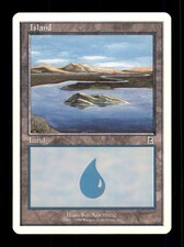 Island ART #1 LP Light Play Portal Three Kingdoms MTG [12290]
