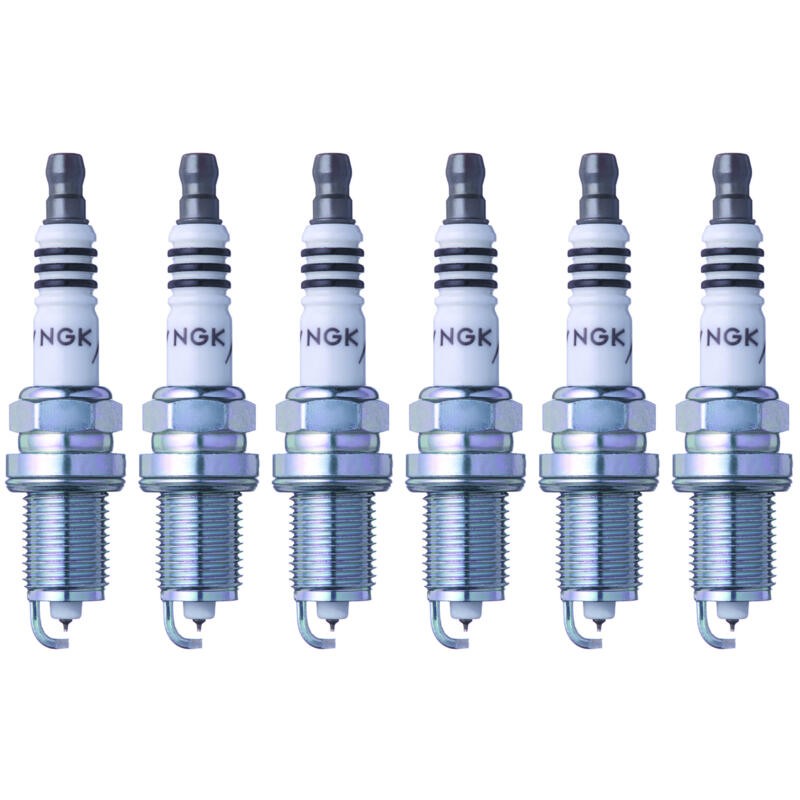 NGK Spark Plug 2477 6-PACK Iridium IX ZFR5FIX-11 14mm Copper Core, Flat, HR 5