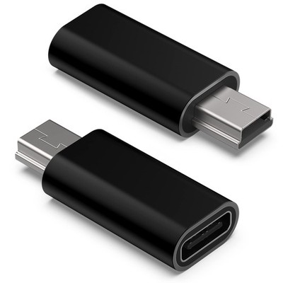 USB C to Mini USB Adapter, Type C Female to Mini USB 2.0 Male Convert Connect...