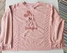 Disney Parks Mickey Mouse Fleece Sweatshirt Blush/Pink 3XL