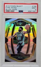 2018 Select Silver Refractor KYRIE IRVING CARD Pop 4 PSA 9 MINT
